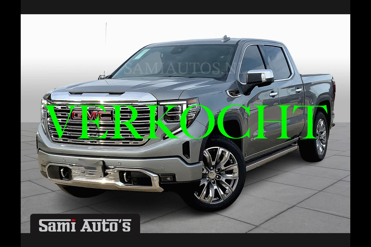 GMC Sierra DENALI | RIJKLAAR PRIJS  | VIRTUAL COCKPIT | BOM VOL | DC | DODGE RAM EN GMC DEALER NEDERLAND | 6.2 V8 4X4 | GRIJSKENTEKEN | DUBBELE CABINE | PICK UP | VOORRAAD 2242 -  4941 |