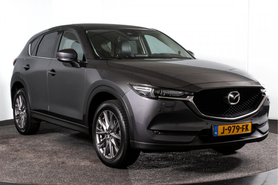 Mazda CX-5 2.0 SkyActiv-G 165 Luxury - Automaat | Leder | Bose | Headup | Elek. Klep | Cruise | 360° camera + PDC | Memory | Stoelverw.& Koeling | ECC | LM 19" |