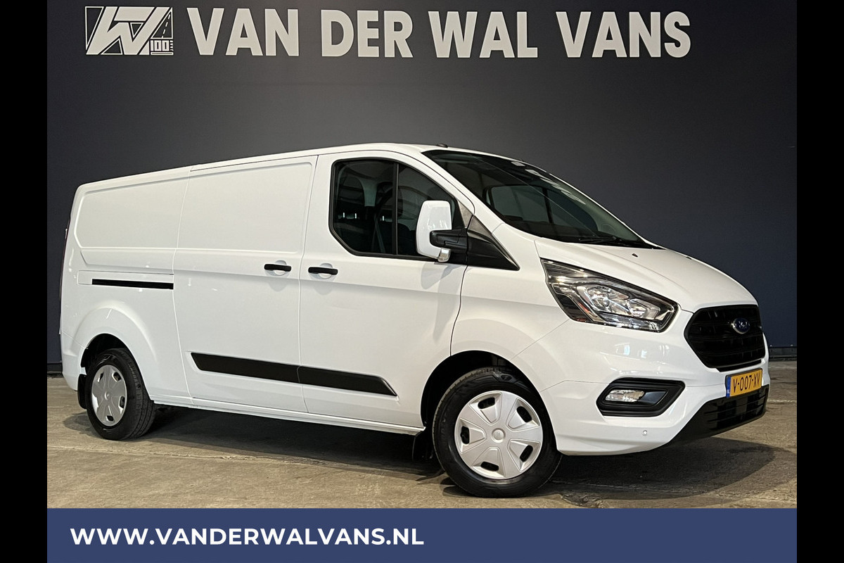 Ford Transit Custom 2.0 TDCI 131pk L2H1 Euro6 Airco | 2x Zijdeur | Camera | Navigatie | 2800kg Trekhaak cruisecontrol, parkeersensoren, Apple Carplay, Android auto