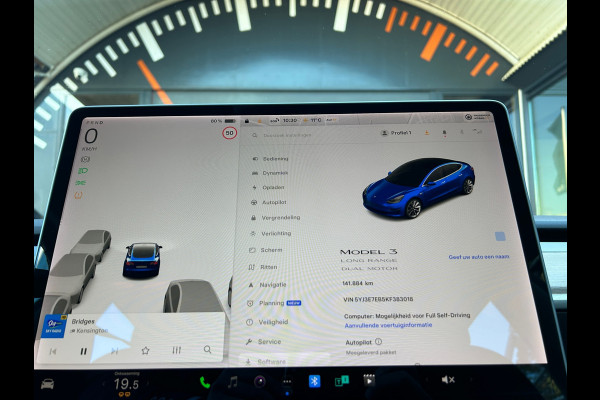 Tesla Model 3 Long Range AWD 75 kWh 88% SOH Trekhaak (1.000kg)