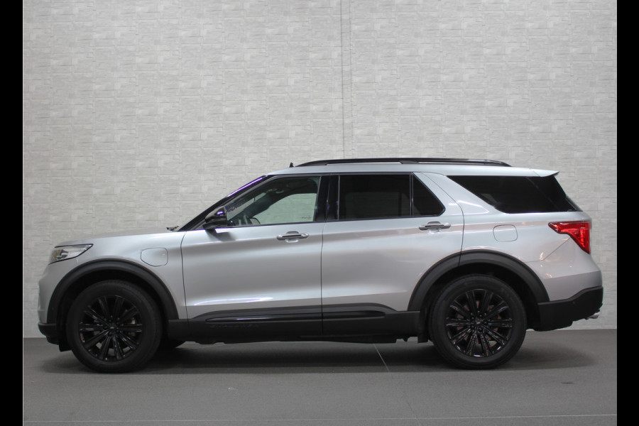 Ford Explorer 3.0 PHEV Platinum 457 PK | Verlengde Fabrieksgarantie! | Panorama | 360 View | Massage | ACC | B&O Sound | Stoelventilatie | | Memory | Trekhaak | Keyless-Go | 20'' | Stoelverwarming V+A | Voorruit Verwarming | Carplay | Draadloos Laden | Sfeerverlichting | 3-Zone Clima | DAB |