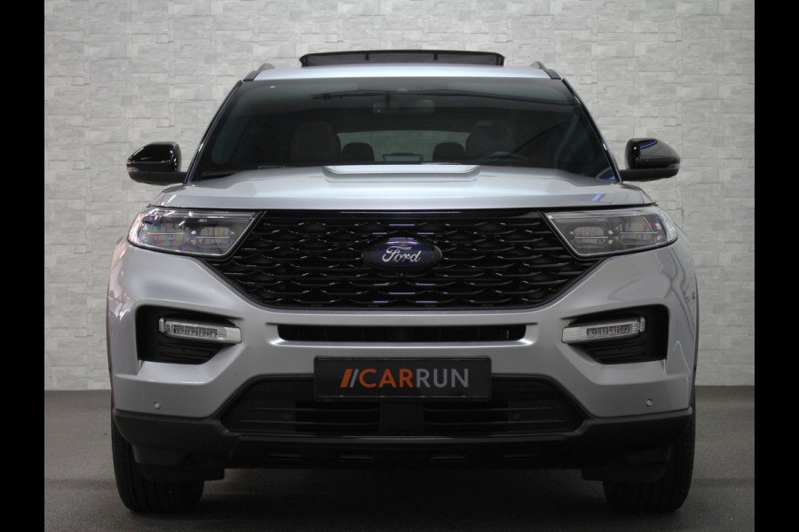 Ford Explorer 3.0 PHEV Platinum 457 PK | Verlengde Fabrieksgarantie! | Panorama | 360 View | Massage | ACC | B&O Sound | Stoelventilatie | | Memory | Trekhaak | Keyless-Go | 20'' | Stoelverwarming V+A | Voorruit Verwarming | Carplay | Draadloos Laden | Sfeerverlichting | 3-Zone Clima | DAB |