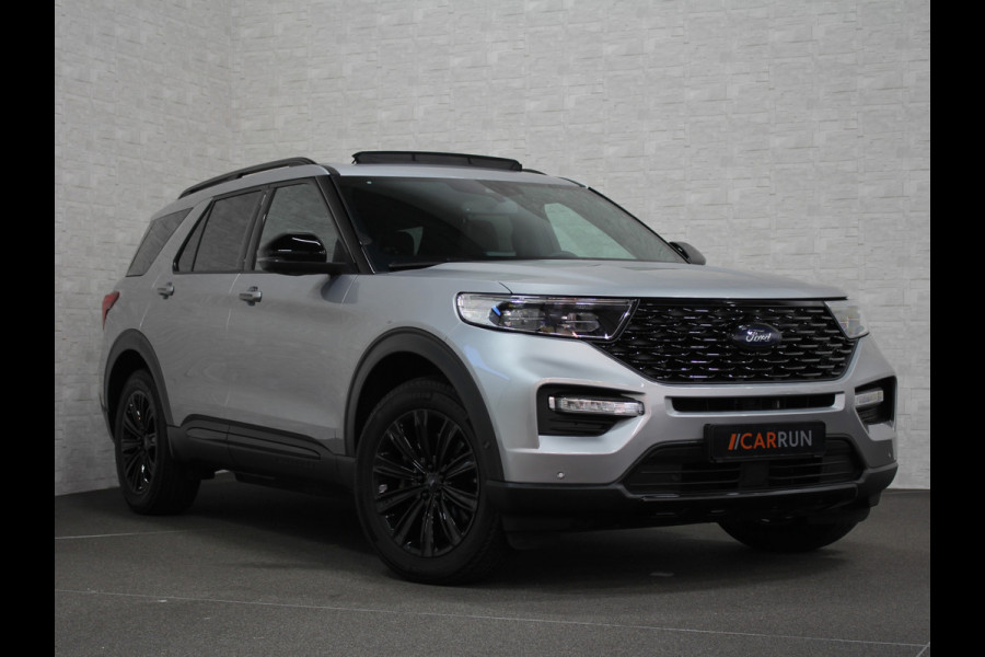 Ford Explorer 3.0 PHEV Platinum 457 PK | Verlengde Fabrieksgarantie! | Panorama | 360 View | Massage | ACC | B&O Sound | Stoelventilatie | | Memory | Trekhaak | Keyless-Go | 20'' | Stoelverwarming V+A | Voorruit Verwarming | Carplay | Draadloos Laden | Sfeerverlichting | 3-Zone Clima | DAB |