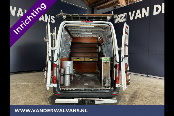 Mercedes-Benz Sprinter 516 CDI 164pk L2H2 Dubbel Lucht 3500kg Trekhaak Euro6 Airco | Imperiaal Camera, Navigatie, Cruisecontrol, Trap, Inrichting