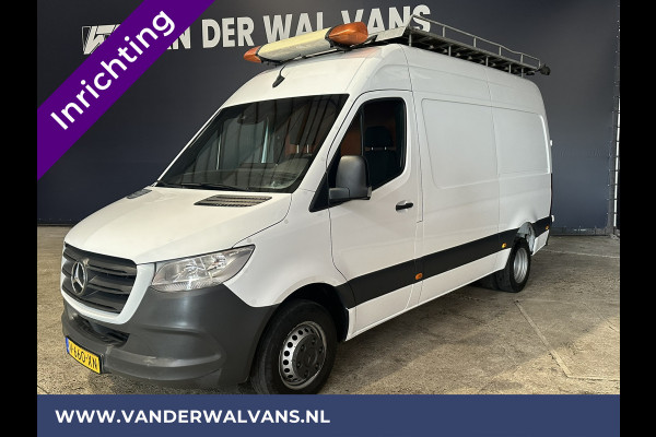 Mercedes-Benz Sprinter 516 CDI 164pk L2H2 Dubbel Lucht 3500kg Trekhaak Euro6 Airco | Imperiaal Camera, Navigatie, Cruisecontrol, Trap, Inrichting