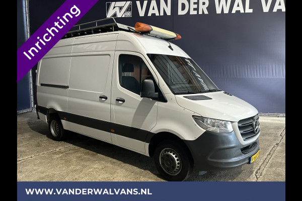 Mercedes-Benz Sprinter 516 CDI 164pk L2H2 Dubbel Lucht 3500kg Trekhaak Euro6 Airco | Imperiaal Camera, Navigatie, Cruisecontrol, Trap, Inrichting