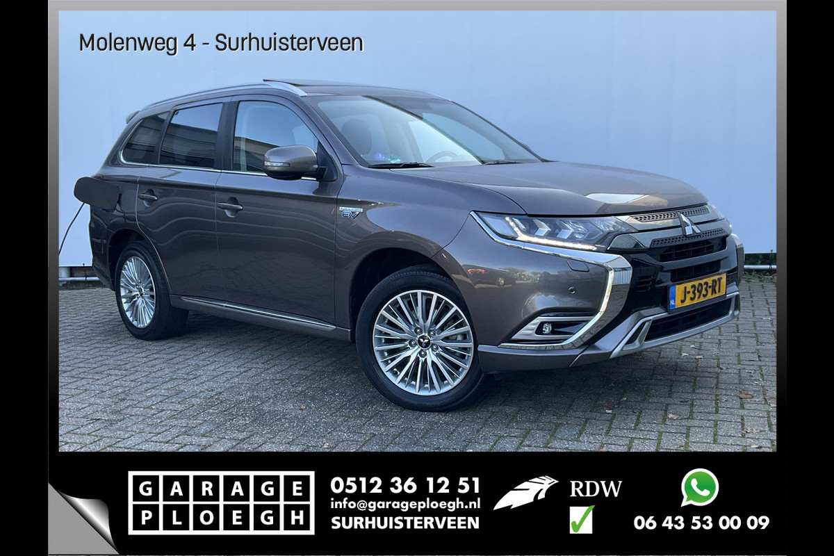 Mitsubishi Outlander 2.4 PHEV Pure+ Opendak Trekhaak Navi/Cam Stoelverw. Plug-in!