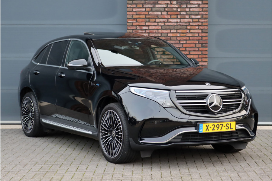 Mercedes-Benz EQC 400 4MATIC AMG Line 80 kWh | ex BTW € 45.000,- ex BTW | Schuifdak | Surround Camera | Keyless Go | Trekhaak | Stoelverwarming V+A | Advanced Sound System | Luchtkwaliteitspakket |