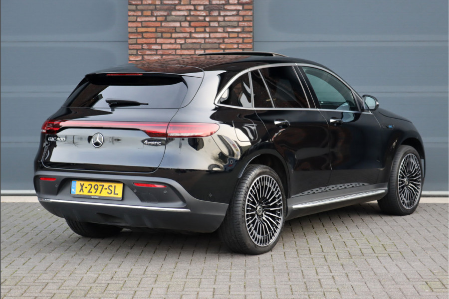 Mercedes-Benz EQC 400 4MATIC AMG Line 80 kWh | ex BTW € 45.000,- ex BTW | Schuifdak | Surround Camera | Keyless Go | Trekhaak | Stoelverwarming V+A | Advanced Sound System | Luchtkwaliteitspakket |