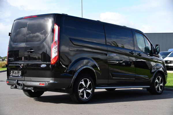 Ford Transit Custom 320 2.0 TDCI L2H1 Active DC Adaptieve Cruise, Camera, Carplay, 170PK, Automaat, Sensoren, Trekhaak, Leder, LED, Sport!