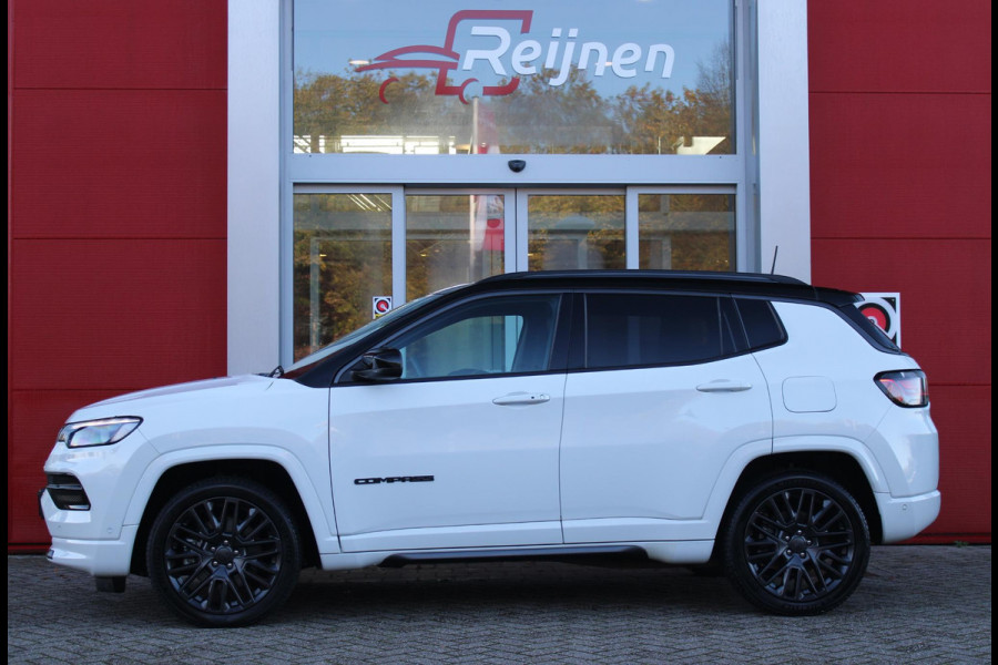 Jeep Compass 4xe SUMMIT 240PK PHEV AUTOMAAT | NAVIGATIE 10,25 "TOUCHSCREEN | DRAADLOOS APPLE CARPLAY/ANDROID AUTO | ACHTERUITRIJ CAMERA | DAB+ RADIO | CLIMATE CONTROL | 19" MAT BLACK LICHTMETALEN VELGEN | ADAPTIVE / CRUISE CONTROL | DIGITAAL INSTRUMENTENPANEEL | LEDEREN BEKLEDING | ELEKTRISCH VERSTELBARE BESTUURDERSSTOEL MET GEHEUGEN | BIJRIJDERSTOEL ELEKTRISCH VERSTELBAAR | FULL LED KOPLAMPEN | LED MISTLAMPEN / BOCHTVERLICHTING | KEYLESS ENTRY & START | DRAADLOOS LADEN |