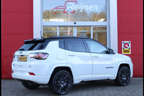 Jeep Compass 4xe SUMMIT 240PK PHEV AUTOMAAT | NAVIGATIE 10,25 "TOUCHSCREEN | DRAADLOOS APPLE CARPLAY/ANDROID AUTO | ACHTERUITRIJ CAMERA | DAB+ RADIO | CLIMATE CONTROL | 19" MAT BLACK LICHTMETALEN VELGEN | ADAPTIVE / CRUISE CONTROL | DIGITAAL INSTRUMENTENPANEEL | LEDEREN BEKLEDING | ELEKTRISCH VERSTELBARE BESTUURDERSSTOEL MET GEHEUGEN | BIJRIJDERSTOEL ELEKTRISCH VERSTELBAAR | FULL LED KOPLAMPEN | LED MISTLAMPEN / BOCHTVERLICHTING | KEYLESS ENTRY & START | DRAADLOOS LADEN |