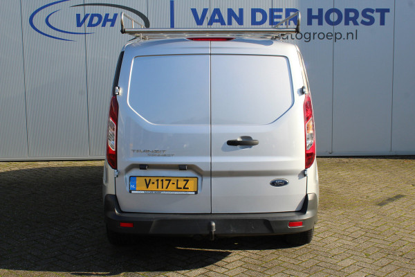 Ford Transit Connect 1.5-75pk TDCI L1 Trend. Dames en heren ondernemers, let op: nette bedrijfswagen, goed voor nog jaren veilig en plezierig vervoer ! Airco, telefoonvoorb., trekhaak, imperiaal, laadruimte betimmerd etc.