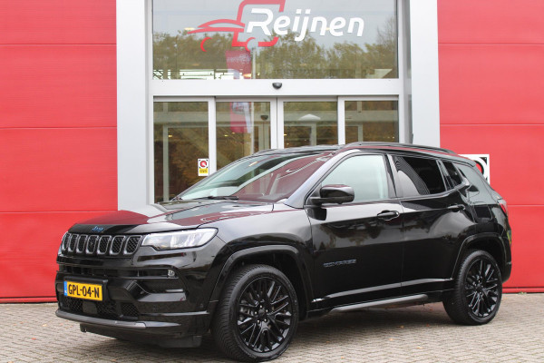 Jeep Compass 4xe SUMMIT 240PK PHEV AUTOMAAT | NAVIGATIE 10,25 "TOUCHSCREEN | APPLE CARPLAY/ANDROID AUTO | 360° CAMERA | DAB+ RADIO | CLIMATE CONTROL | 19"GLOSS BLACK LICHTMETALEN VELGEN | ADAPTIVE / CRUISE CONTROL | DIGITAAL INSTRUMENTENPANEEL | LEDEREN BEKLEDING | STOELVERWARMING / STOELKOELING | ELEKTRISCH VERSTELBARE BESTUURDERSSTOEL MET GEHEUGEN / BIJRIJDERSTOEL ELEKTRISCH VERSTELBAAR | ELEKTRISCH BEDIENBARE ACHTERKLEP | FULL LED KOPLAMPEN | LED MISTLAMPEN / BOCHTVERLICHTING | KEYLESS ENTRY & START | DRAADLOOS LADEN | DRAADLOOS APPLE CARPLAY |