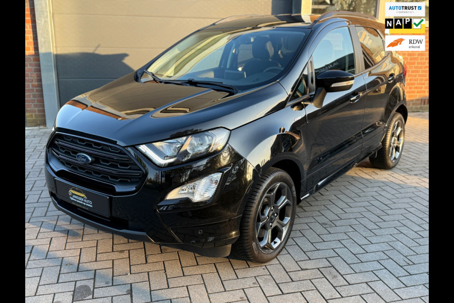 Ford EcoSport 1.0 EcoBoost ST-Line Black, automaat, leder/alcantara, camera, B&O, veel opties