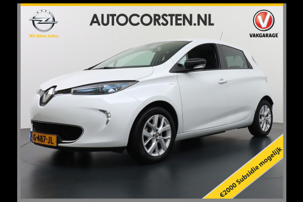 Renault ZOE R110 Limited EIGEN ACCU 41 kWh *€ 9.890,- na subsidie * AUT. 110pk AppleCarplau Android Navi Camera WiFi-vb. Bose Pdc interieur  3 fase laden 11 tot max 22kw thuis  Priv. Glass 36.000 nieuw! ! Orig.NLse auto. grote accu voor groot bereik!