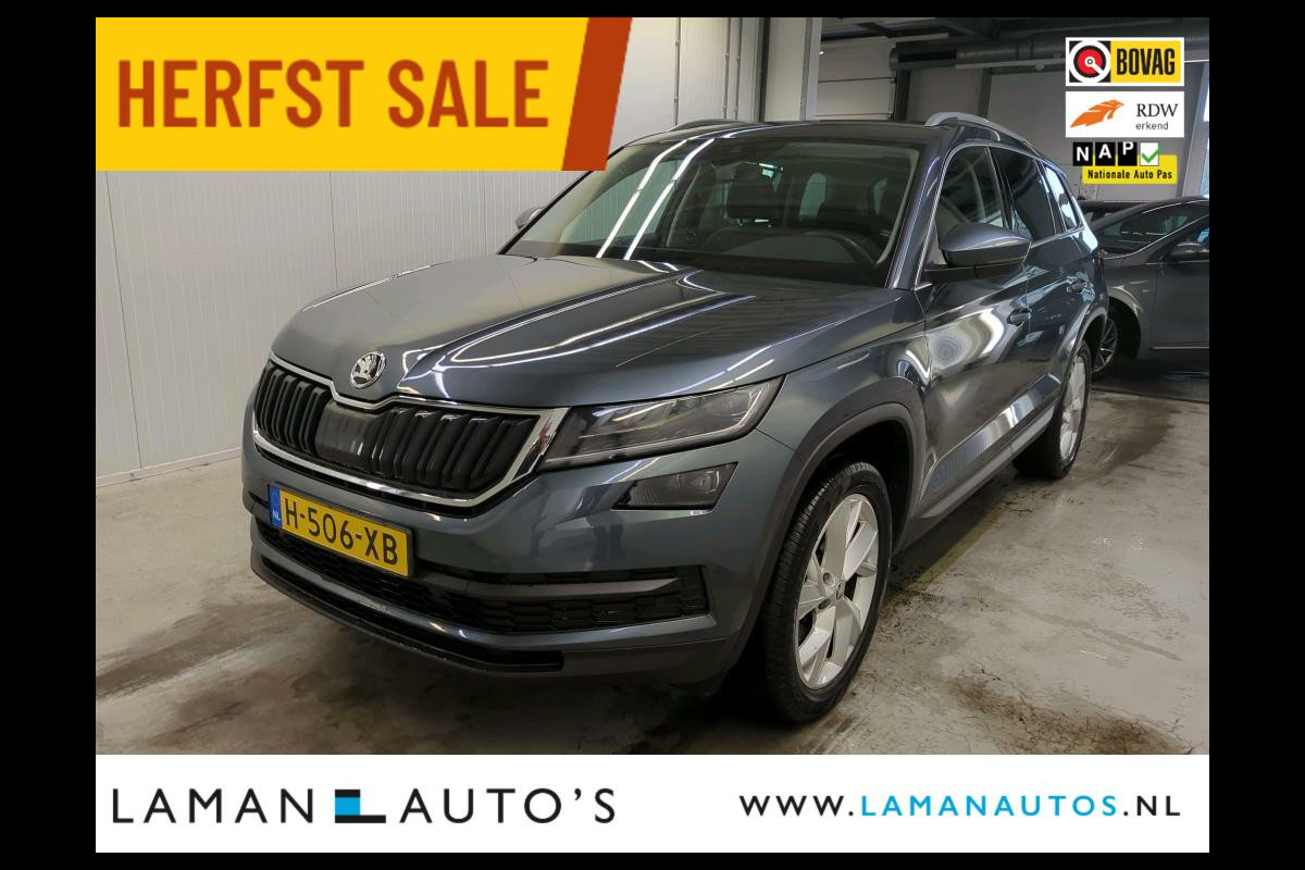 Škoda Kodiaq 1.5 TSI 150pk DSG Business Edition Aut. | Open dak Virtual Halfleder CarPlay Canton ECC Navi Cruise LED 19" LMV Camera Metallic