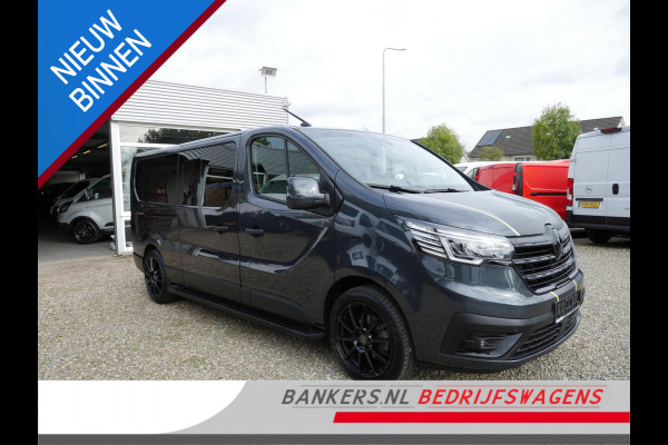 Renault Trafic 2.0 Blue dCi EDC 170PK, L2H1, Dubbel Cabine, Automaat, Airco, 2 x Schuifdeur, Leer, Black Edition