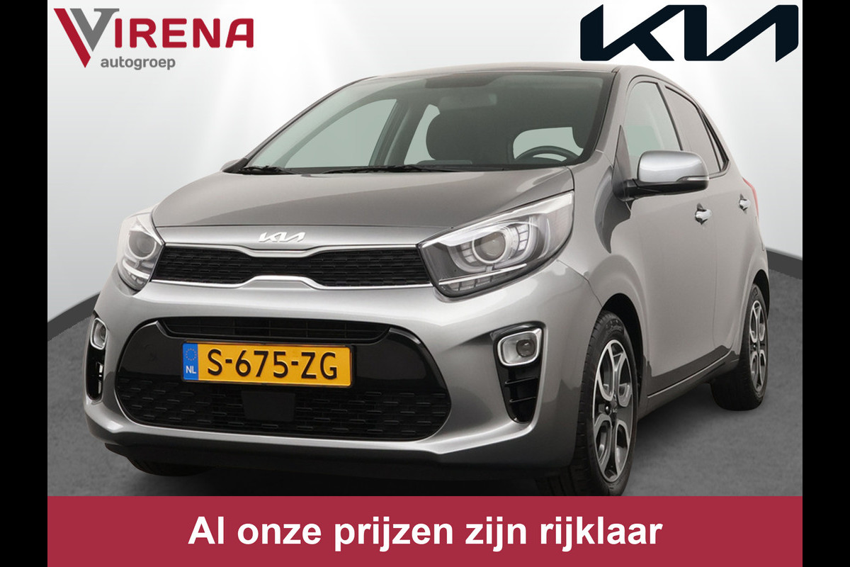 Kia Picanto 1.0 DPi DynamicPlusLine - Cruise Control - Climate Control - Keyless Entry - Navigatie - Apple/Android Carplay - Fabrieksgarantie Tot 2030