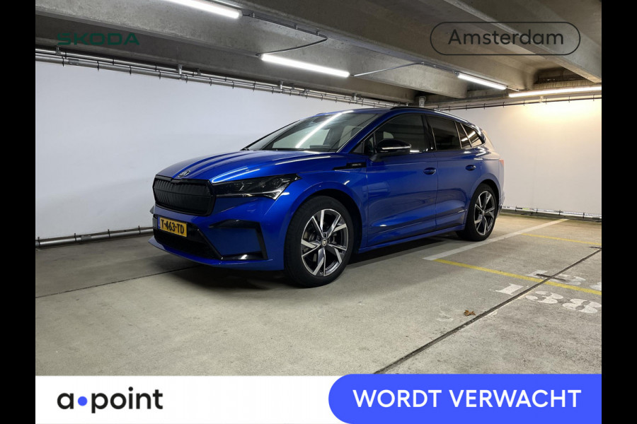 Škoda ENYAQ iV 80 Sportline 204 pk | Navigatie | Parkeersensoren | Achteruitrijcamera | Adaptieve cruise control | Stoelverwarming | Matrix LED koplampen |