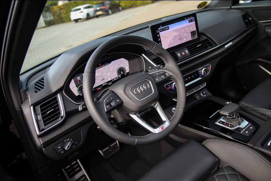 Audi Q5 55 TFSI e Quattro Competition S Edition S-Line 367pk Automaat|Luchtvering|Panoramadak|Virtual Cockpit|OLED Matrix|Trekhaak