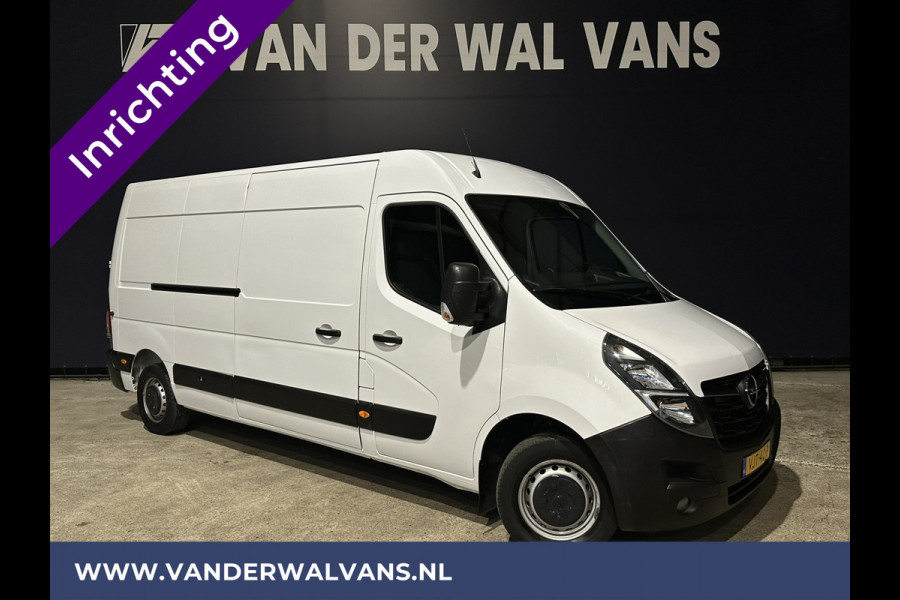 Opel Movano 2.3 Turbo 136pk L3H2 Post NL inrichting Euro6 Airco | Navigatie | Camera | cruisecontrol, 270 gr. achterdeuren, schappen, parkeersensoren