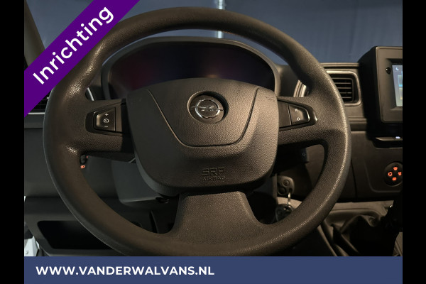 Opel Movano 2.3 Turbo 136pk L3H2 Post NL inrichting Euro6 Airco | Navigatie | Camera | cruisecontrol, 270 gr. achterdeuren, schappen, parkeersensoren