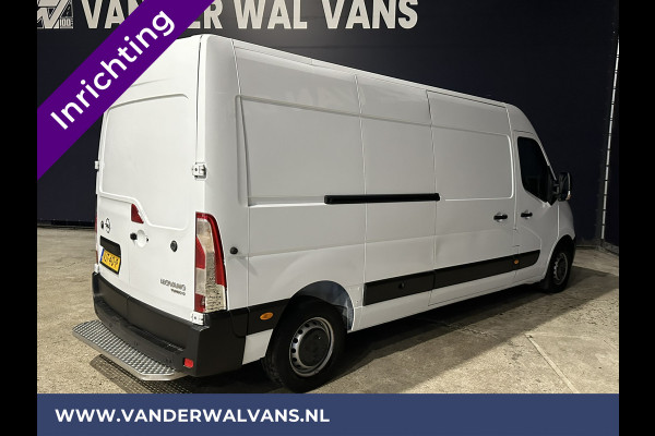 Opel Movano 2.3 Turbo 136pk L3H2 Post NL inrichting Euro6 Airco | Navigatie | Camera | cruisecontrol, 270 gr. achterdeuren, schappen, parkeersensoren