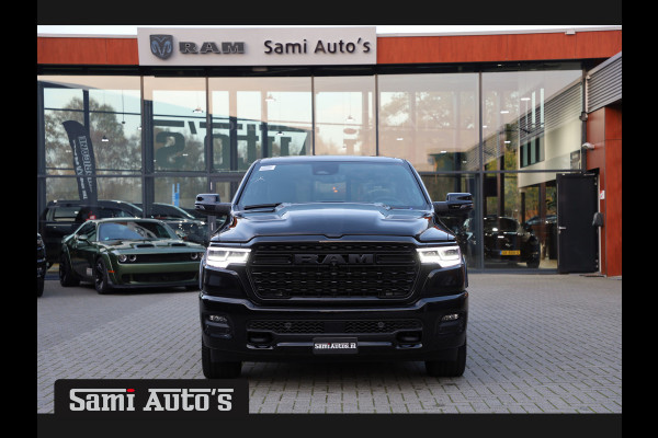 Dodge Ram 1500 LIMITED NIGHT H.O 540PK 706 Nm 2025 | XB9 | MASSAGE | BOM VOL | CREW CAB | DUBBELE CABINE | GRIJSKENTEKEN | €99950,- EXCL BTW | VOORRAAD 2258 - 9036