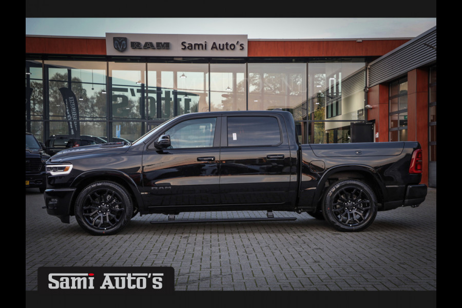 Dodge Ram 1500 LIMITED NIGHT H.O 540PK 706 Nm 2025 | XB9 | MASSAGE | BOM VOL | CREW CAB | DUBBELE CABINE | GRIJSKENTEKEN | €99950,- EXCL BTW | VOORRAAD 2258 - 9036