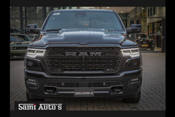 Dodge Ram 1500 LIMITED NIGHT H.O 540PK 706 Nm 2025 | XB9 | MASSAGE | BOM VOL | CREW CAB | DUBBELE CABINE | GRIJSKENTEKEN | €99950,- EXCL BTW | VOORRAAD 2258 - 9036