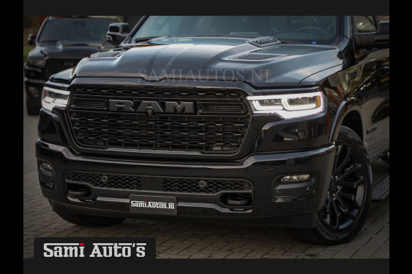 Dodge Ram 1500 LIMITED NIGHT H.O 540PK 706 Nm 2025 | XB9 | MASSAGE | BOM VOL | CREW CAB | DUBBELE CABINE | GRIJSKENTEKEN | €99950,- EXCL BTW | VOORRAAD 2258 - 9036