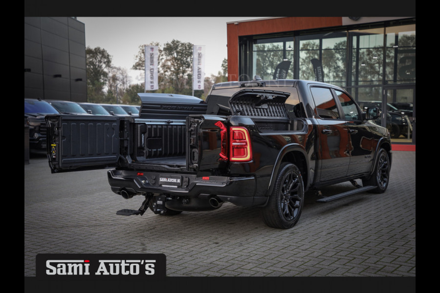 Dodge Ram 1500 LIMITED NIGHT H.O 540PK 706 Nm 2025 | XB9 | MASSAGE | BOM VOL | CREW CAB | DUBBELE CABINE | GRIJSKENTEKEN | €99950,- EXCL BTW | VOORRAAD 2258 - 9036