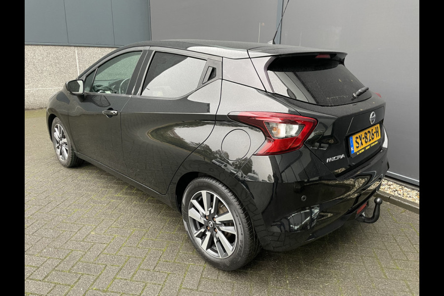 Nissan Micra 0.9 IG-T Business Edition Climate control - Cruise control - Park.sensoren A - Navi full map - A-uitrij camera - Multi functioneel Lederen stuurwiel - Mistlampen - Trekhaak - Ramen E-voor - Bluetooth /DAB /Multimedia