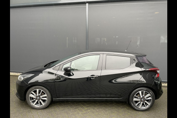 Nissan Micra 0.9 IG-T Business Edition Climate control - Cruise control - Park.sensoren A - Navi full map - A-uitrij camera - Multi functioneel Lederen stuurwiel - Mistlampen - Trekhaak - Ramen E-voor - Bluetooth /DAB /Multimedia