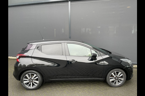 Nissan Micra 0.9 IG-T Business Edition Climate control - Cruise control - Park.sensoren A - Navi full map - A-uitrij camera - Multi functioneel Lederen stuurwiel - Mistlampen - Trekhaak - Ramen E-voor - Bluetooth /DAB /Multimedia