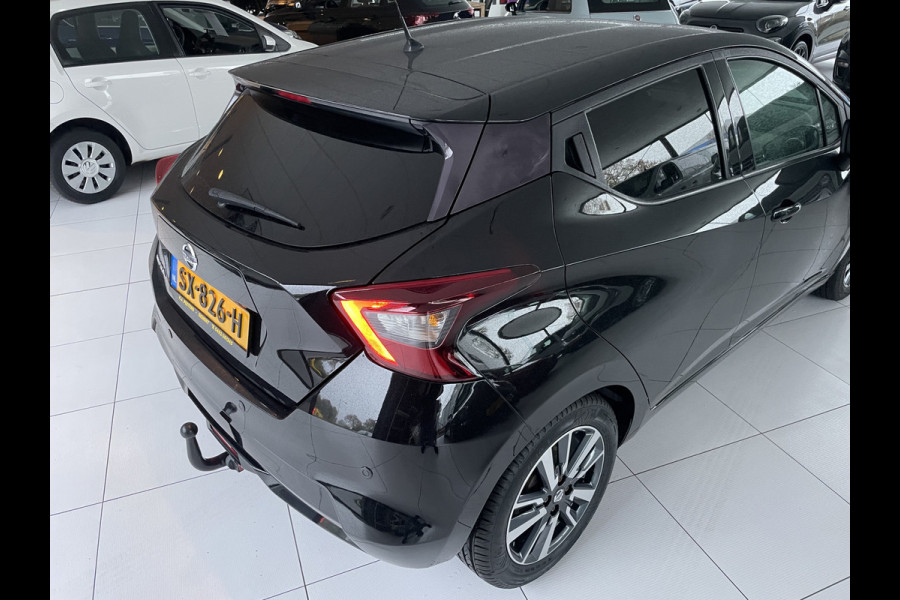 Nissan Micra 0.9 IG-T Business Edition Climate control - Cruise control - Park.sensoren A - Navi full map - A-uitrij camera - Multi functioneel Lederen stuurwiel - Mistlampen - Trekhaak - Ramen E-voor - Bluetooth /DAB /Multimedia