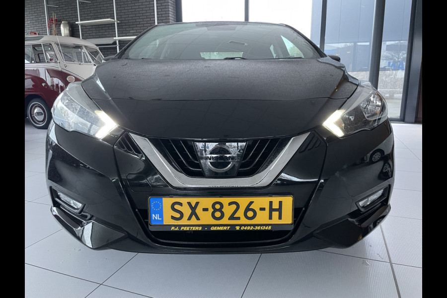 Nissan Micra 0.9 IG-T Business Edition Climate control - Cruise control - Park.sensoren A - Navi full map - A-uitrij camera - Multi functioneel Lederen stuurwiel - Mistlampen - Trekhaak - Ramen E-voor - Bluetooth /DAB /Multimedia