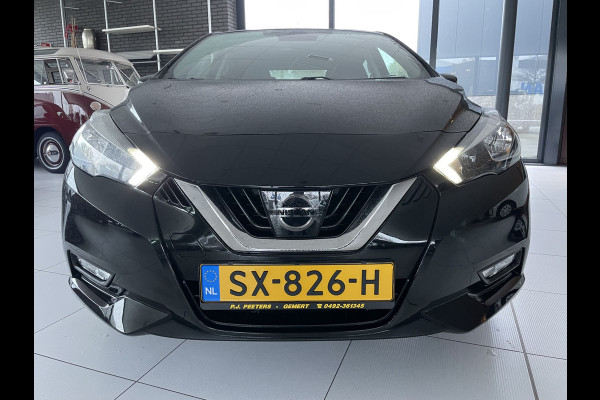 Nissan Micra 0.9 IG-T Business Edition Climate control - Cruise control - Park.sensoren A - Navi full map - A-uitrij camera - Multi functioneel Lederen stuurwiel - Mistlampen - Trekhaak - Ramen E-voor - Bluetooth /DAB /Multimedia