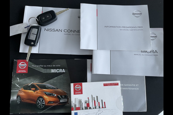 Nissan Micra 0.9 IG-T Business Edition Climate control - Cruise control - Park.sensoren A - Navi full map - A-uitrij camera - Multi functioneel Lederen stuurwiel - Mistlampen - Trekhaak - Ramen E-voor - Bluetooth /DAB /Multimedia