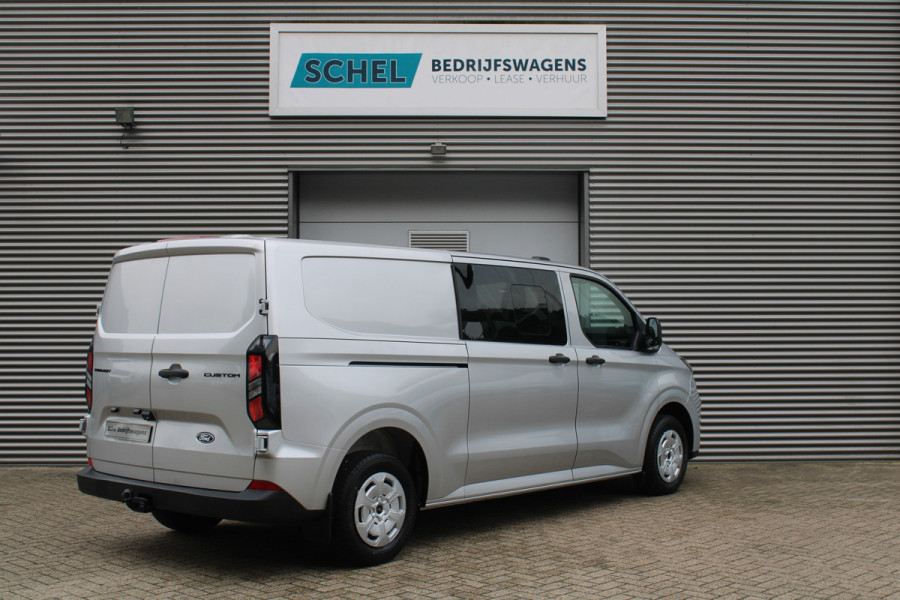 Ford Transit Custom 320 2.0 TDCI L2H1 Trend DC 136pk - 2x Schuifdeur - Carplay - Android - Camera - Verwarmd stuur - Trekhaak - LED koplampen - Stoe