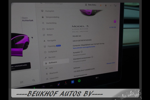 Tesla Model 3 Long Range AWD 75 kWh Pano Navi Batterij 87% !