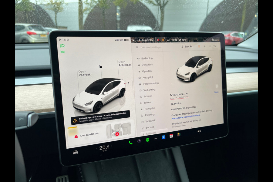 Tesla Model Y Performance AWD 75 kWh | ORIG. NL. NAP KM. | RESTERENDE FABR. GARANTIE |