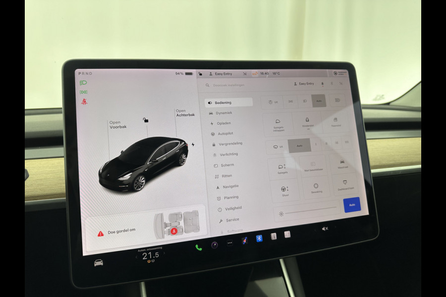 Tesla Model 3 Standard RWD Plus 60 kWh [ 3-Fase ] (INCL-BTW) Aut. *PANO | AUTO-PILOT | NAPPA-LEATHER | KEYLESS | FULL-LED | MEMORY-PACK | SURROUND-VIEW | DAB | APP-CONNECT | DIGI-COCKPIT | LANE-ASSIST | COMFORT-SEATS | 19"ALU*