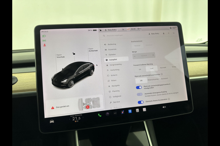 Tesla Model 3 Standard RWD Plus 60 kWh [ 3-Fase ] (INCL-BTW) Aut. *PANO | AUTO-PILOT | NAPPA-LEATHER | KEYLESS | FULL-LED | MEMORY-PACK | SURROUND-VIEW | DAB | APP-CONNECT | DIGI-COCKPIT | LANE-ASSIST | COMFORT-SEATS | 19"ALU*