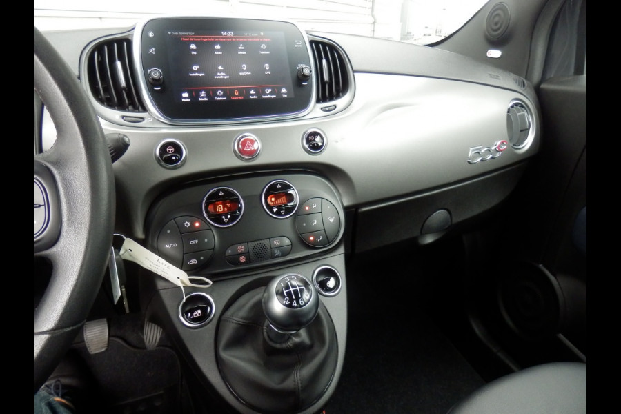 Fiat 500C 70pk | Hybride | Rockstar | Aut. airco | 16" LM velgen |