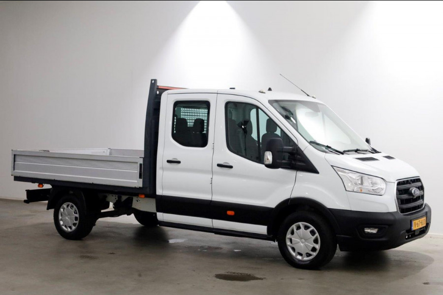 Ford Transit 350 2.0 TDCI 130pk L3H1 D.C. Trend Open Laadbak Trekhaak 2800kg 11-2021