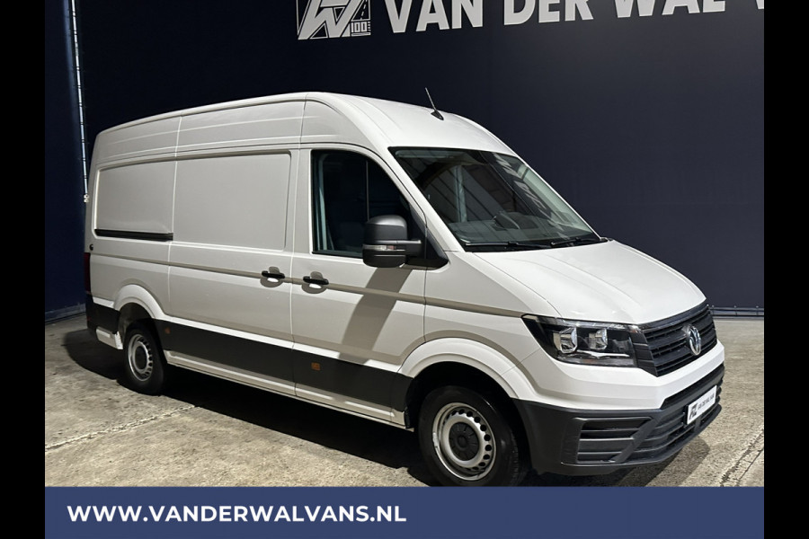 Volkswagen Crafter 2.0 TDI 140pk L3H3 L2H2 Euro6 Airco | 3000kg Trekhaak | Camera | Leder stuurwiel adaptieve cruisecontrol, stuurwielverwarming, chauffeursstoel, apple carplay, android auto