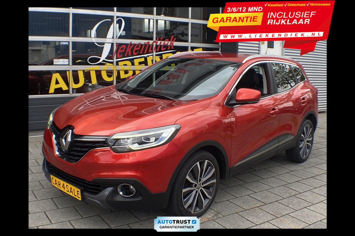 Renault Kadjar 1.2 TCe Intens - Automaat I Navigatie I Airco I 19 inch Sport velgen I 1/2 Leer I PDC/ LED I Dealer onderhouden