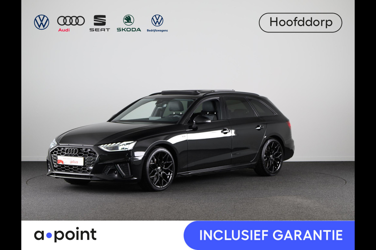 Audi A4 Avant 35 TFSI S-line Competition 150 pk S-tronic | Verlengde garantie | Navigatie | Panoramadak | Parkeersensoren achter | Cruise control | Autom. airco (3 zones) |